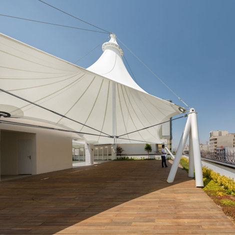 tensile fabric structure