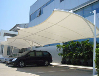 car parking tensile structure